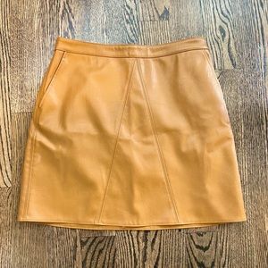 Bar III vegan leather skirt
